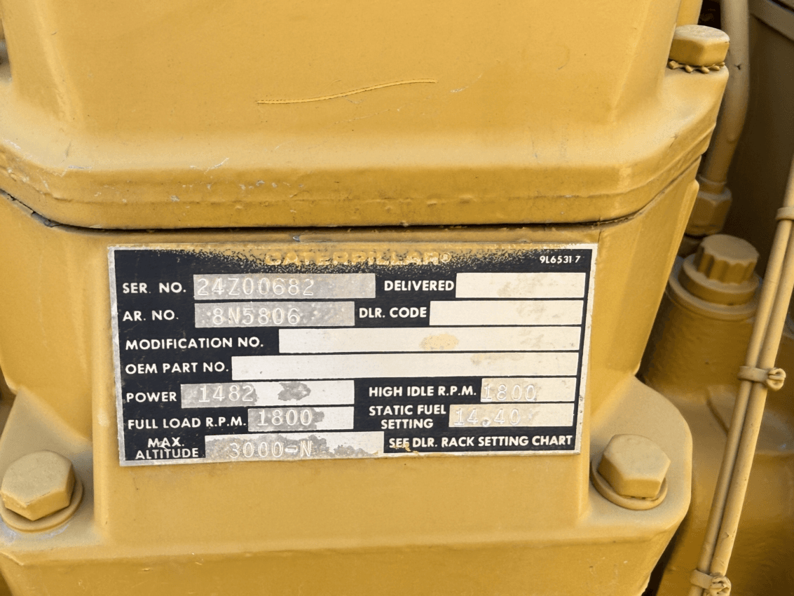 Caterpillar 3512 Diesel Generator Set