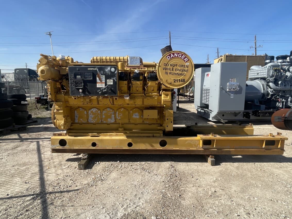 Caterpillar 3512B Land Petroleum Generator Set – Engine only - 1476 hp