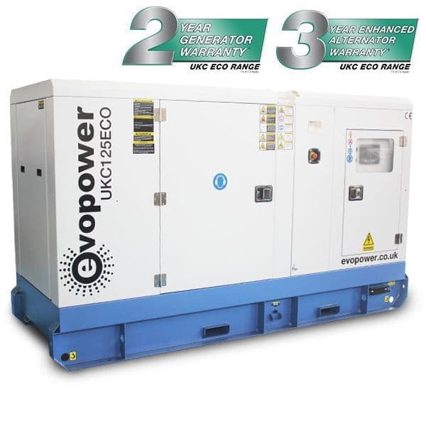 EVOPOWER 125KVA CUMMINS DIESEL GENERATOR UKC125ECO