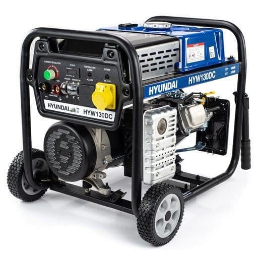 Hyundai 3.2kW 4kVa Petrol Welder Generator – 120A DC