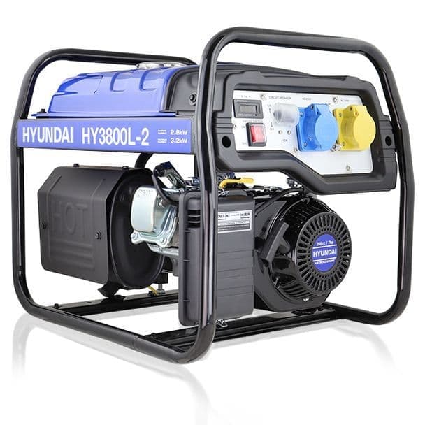 Hyundai HY3800L-2 3.2kW / 4.00kVa* Site Generator