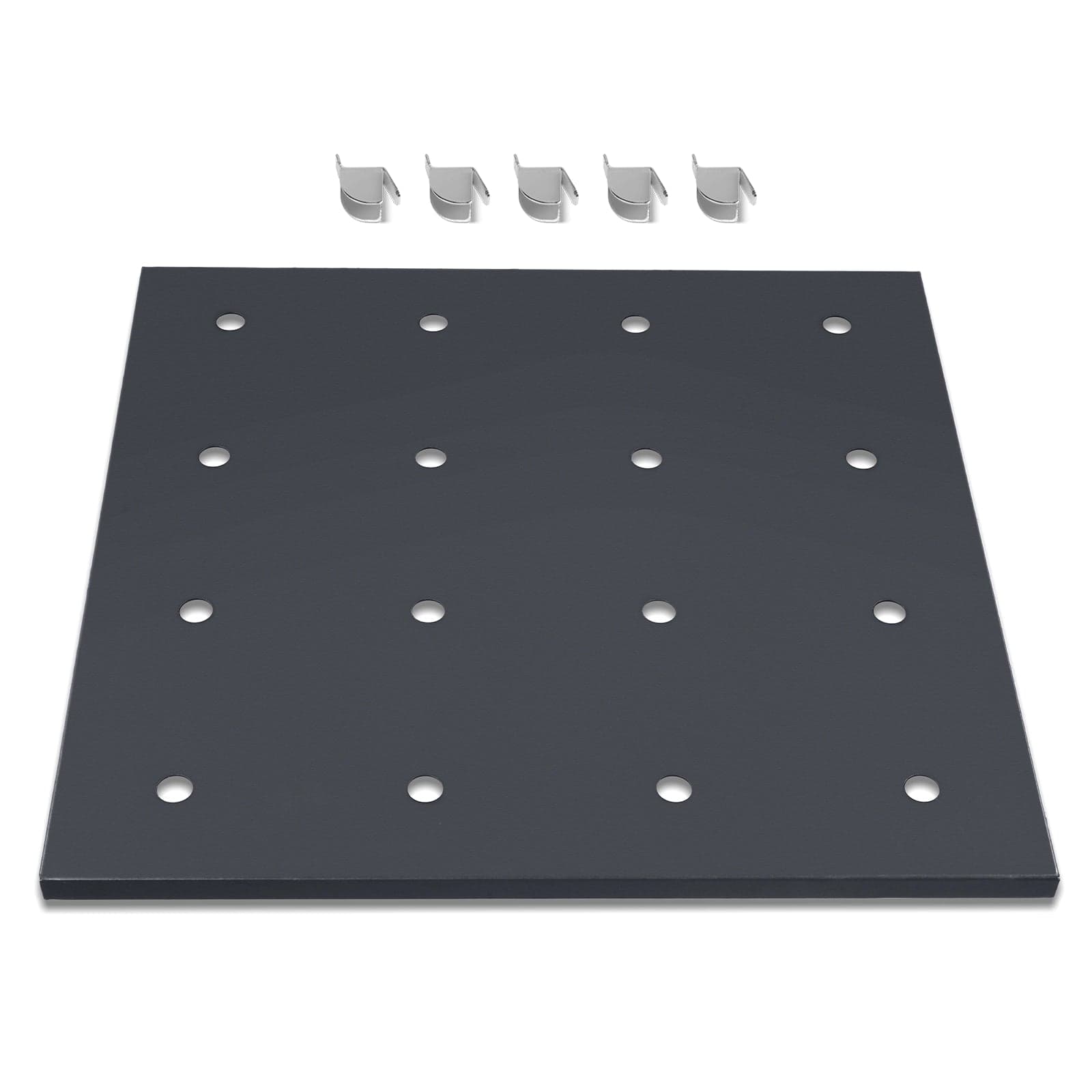 ( 1 Pack / 1 Pcs ) Shelf with 5 Pcs Clips, 540/730L Cabinet, Black (for SKU:203002, 203010, 203006, 203011)