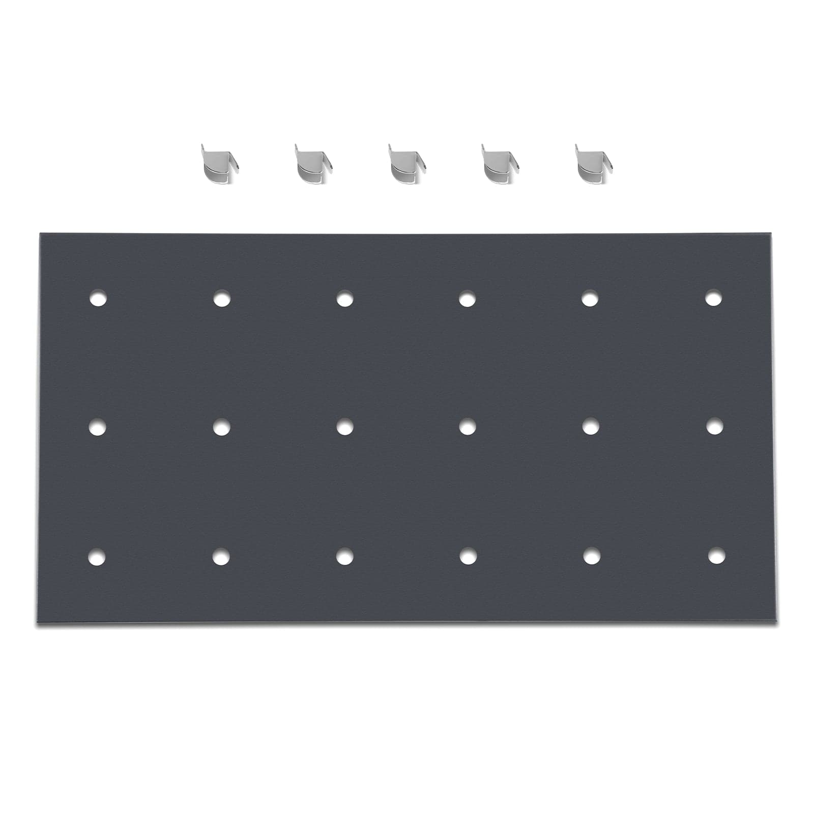 ( 1 Pack / 1 Pcs ) Shelf with 5 Pcs Clips, 880L Cabinet, Black (for SKU:203003, 203007)