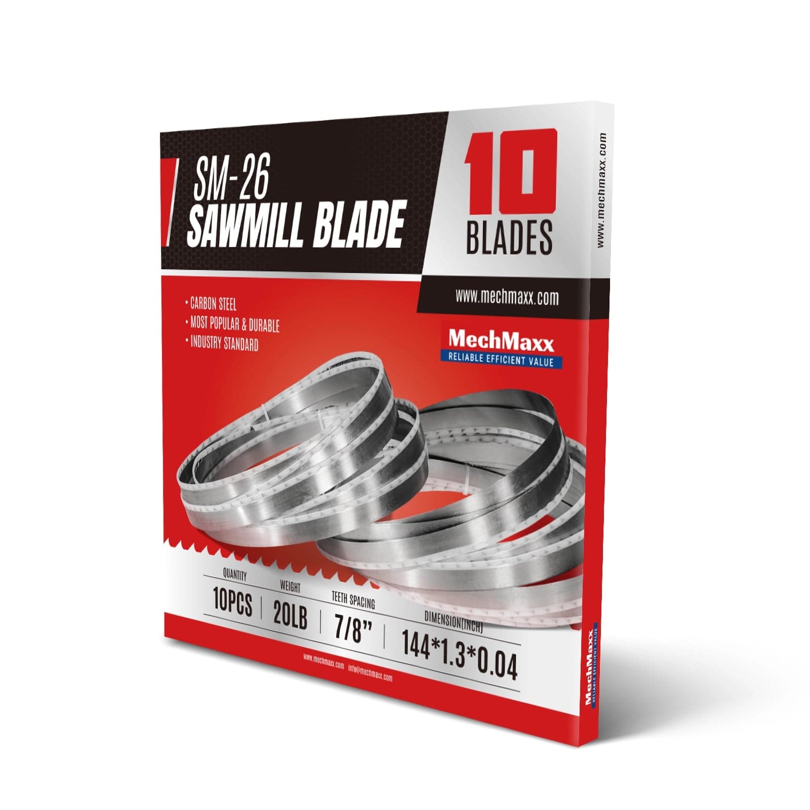 ( 1 Pack / 10 Blades ) SM-26 Sawmill Blade (SKU: 150166; 150166D6; 150166K6)