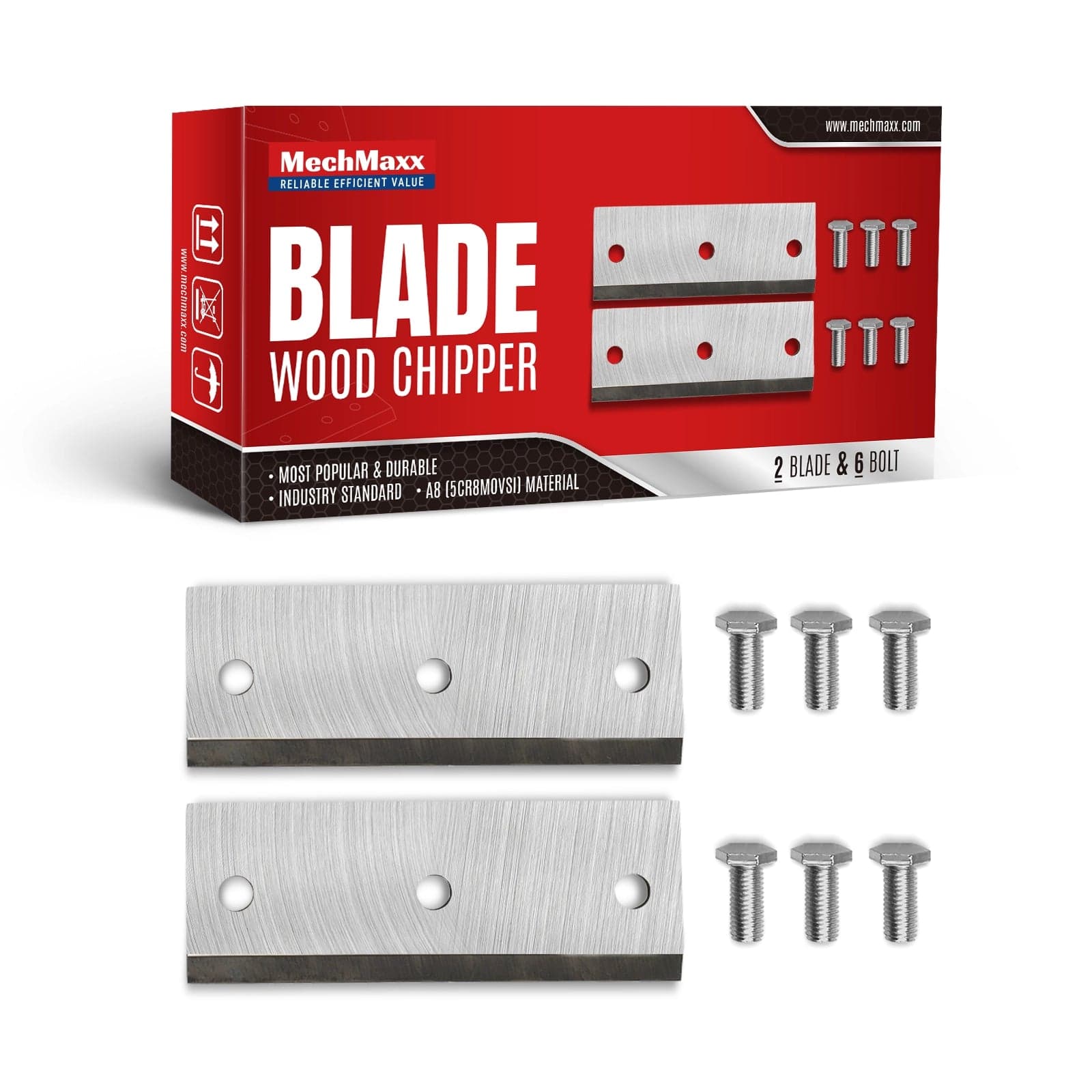 ( 1 Pack / 2 Pcs ) Blade for Wood Chipper GS650 (SKU: 110100; 110101)