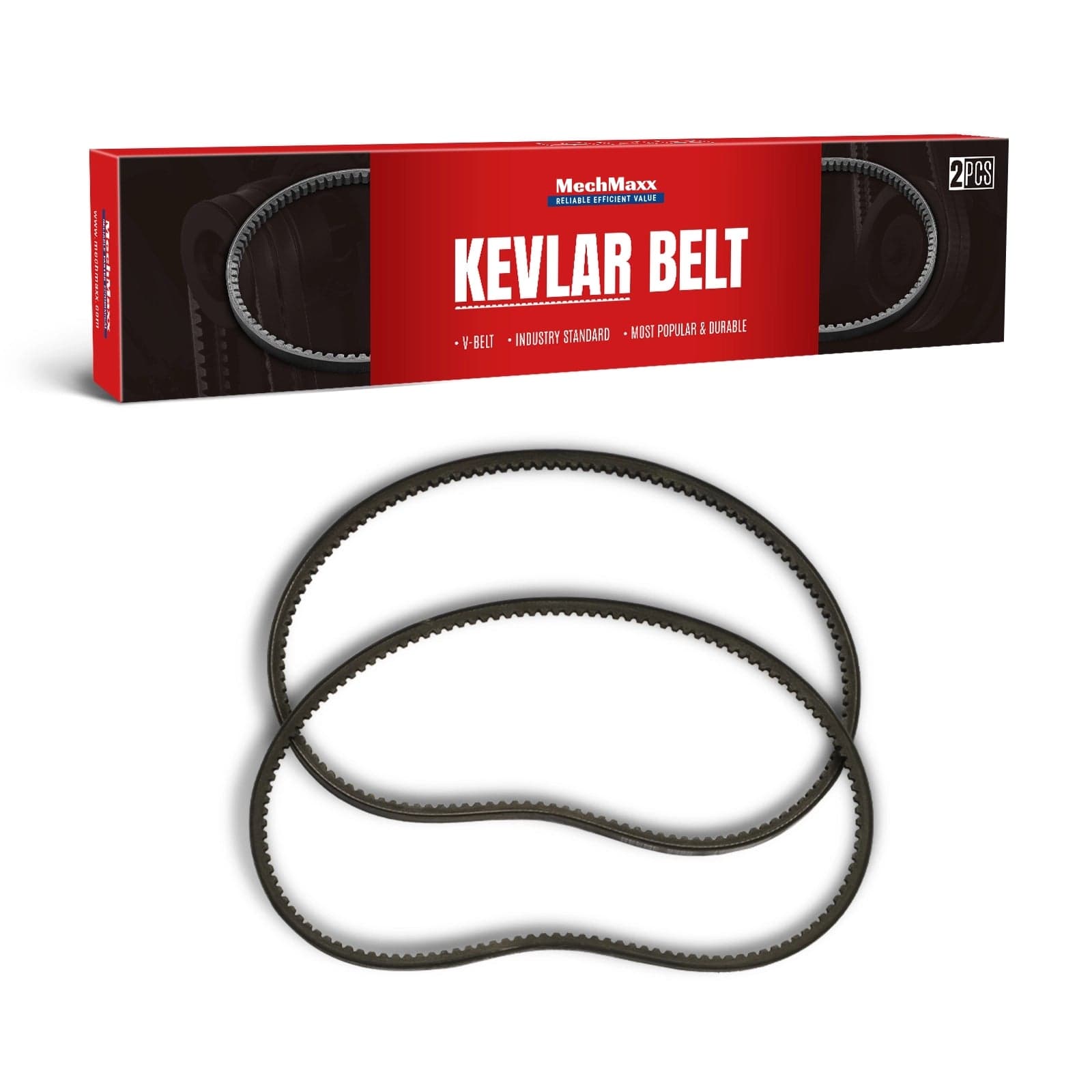 ( 1 Pack / 2 Pcs ) Kevlar V-belts for Wood Chipper GS650, 13x860Li (SKU: 110100; 110101)
