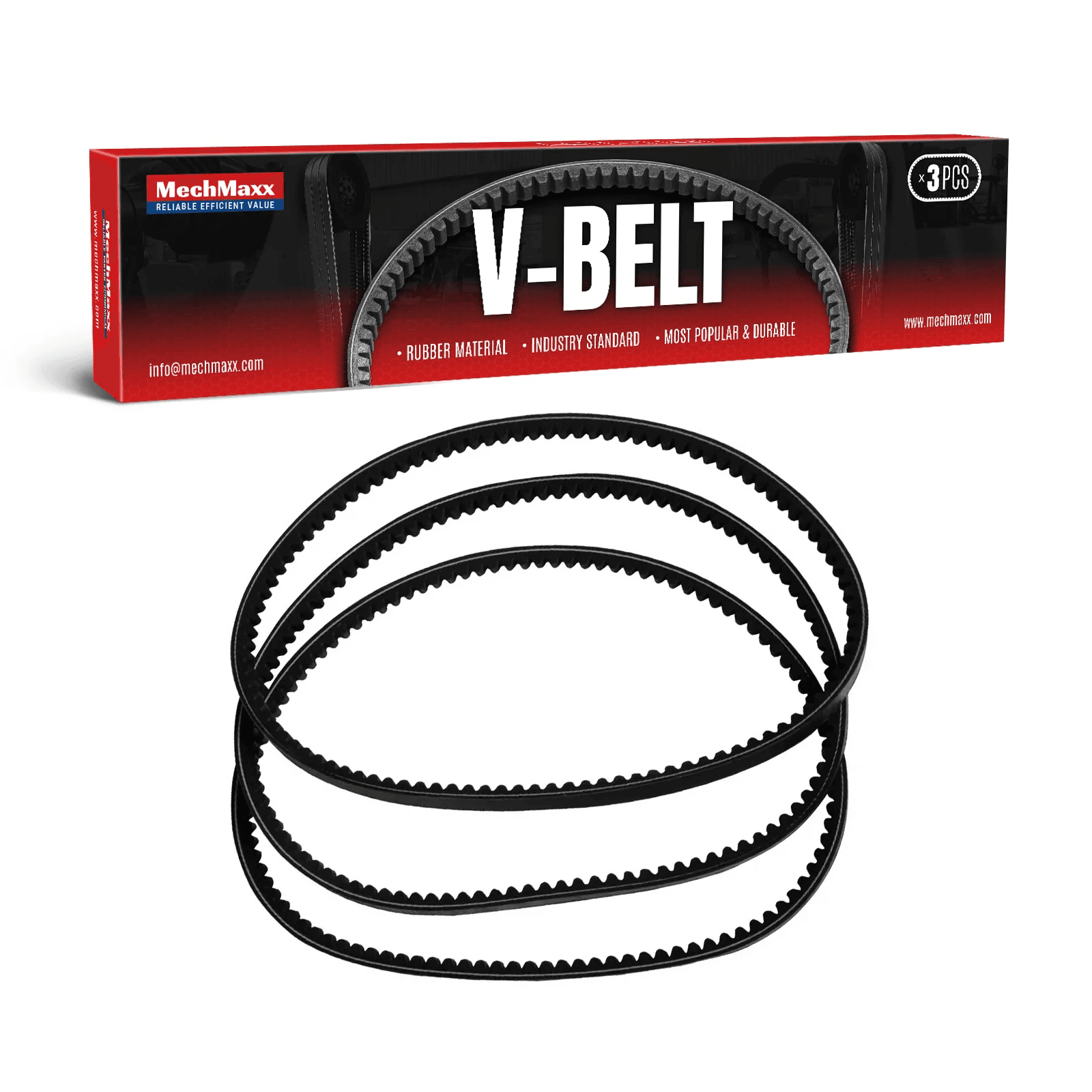 ( 1 Pack / 3 Pcs ) V Belt for Mower VAM48; VAM60, 17*991 (SKU: 150143;150143G; 150144;150144G)