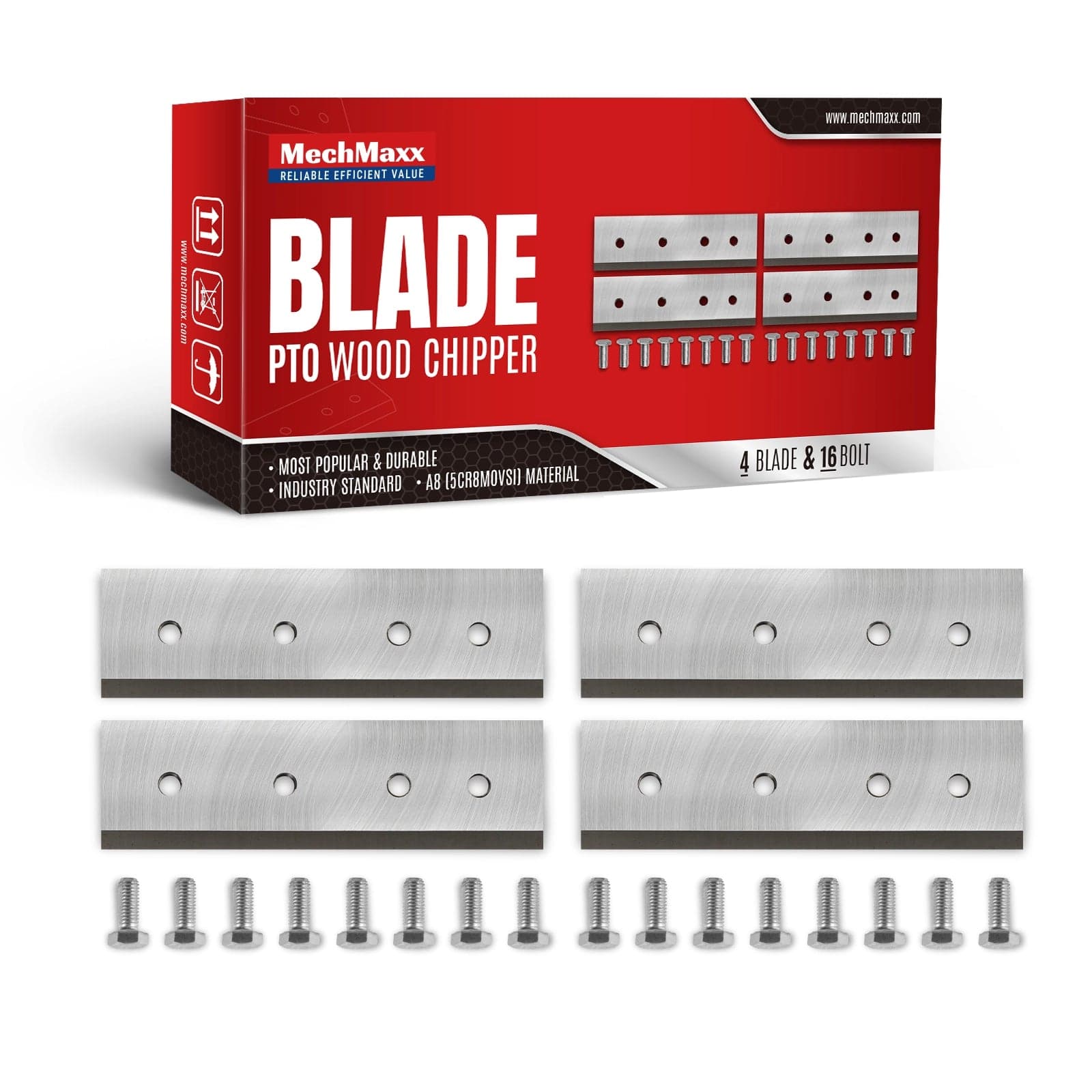 ( 1 Pack / 4 Pcs ) Blade for Wood Chipper BX42S; BX42H (SKU: 150170;150178)