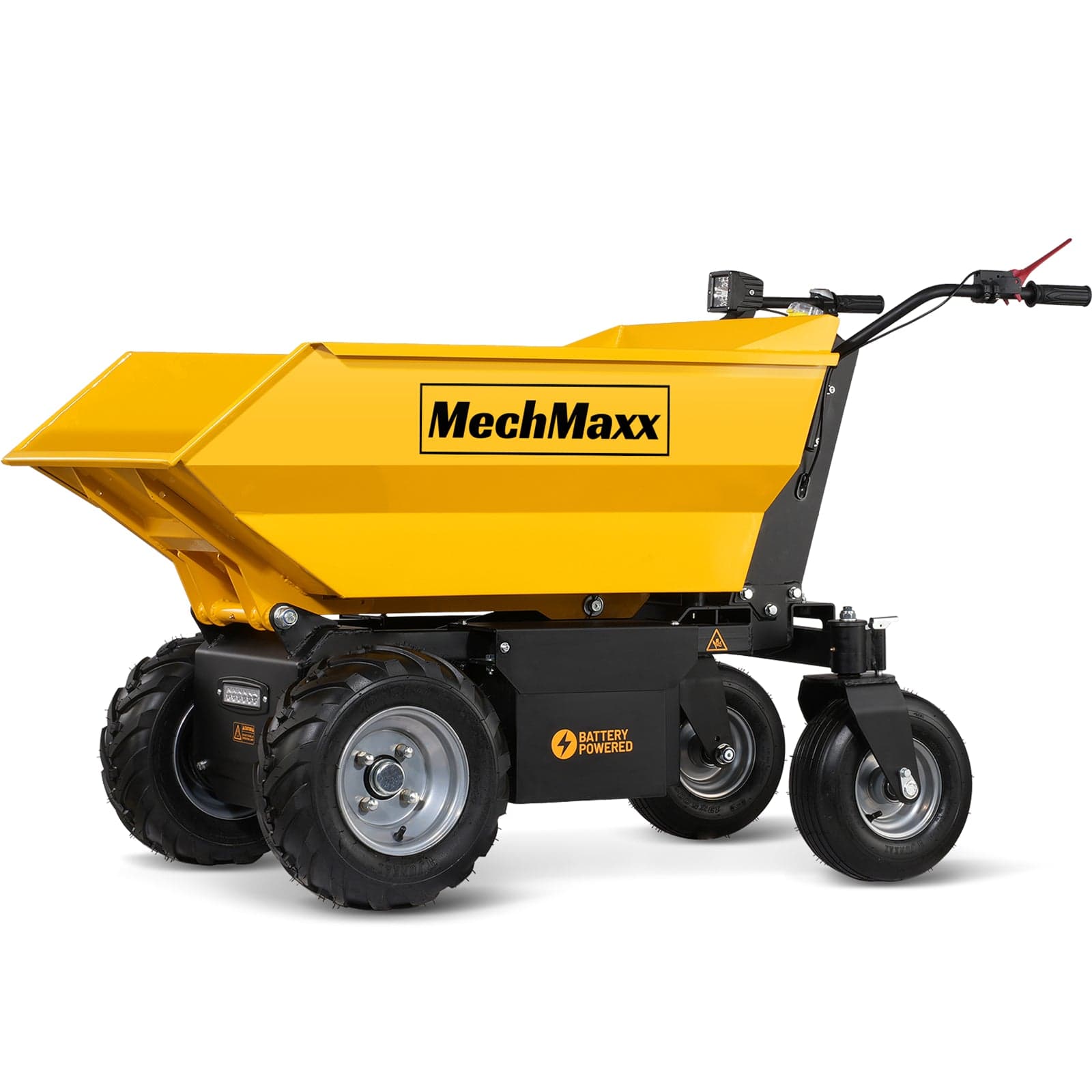 1100lb Loading 1000W DC Motor 48V Battery Powered Hydraulic Tipping Dump Cart, EH50