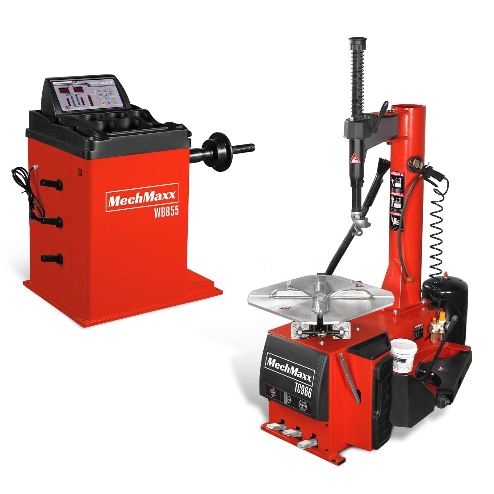 24" Rim Swing Arm Tire Changer Wheel Balancer Combo, TC966 , WB855