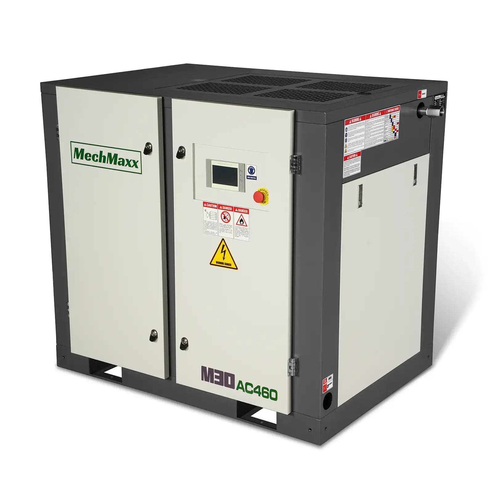 30HP Rotary Screw Air Compressor – 106 CFM, 116 PSI, 460V 3-Phase | Industrial-Grade