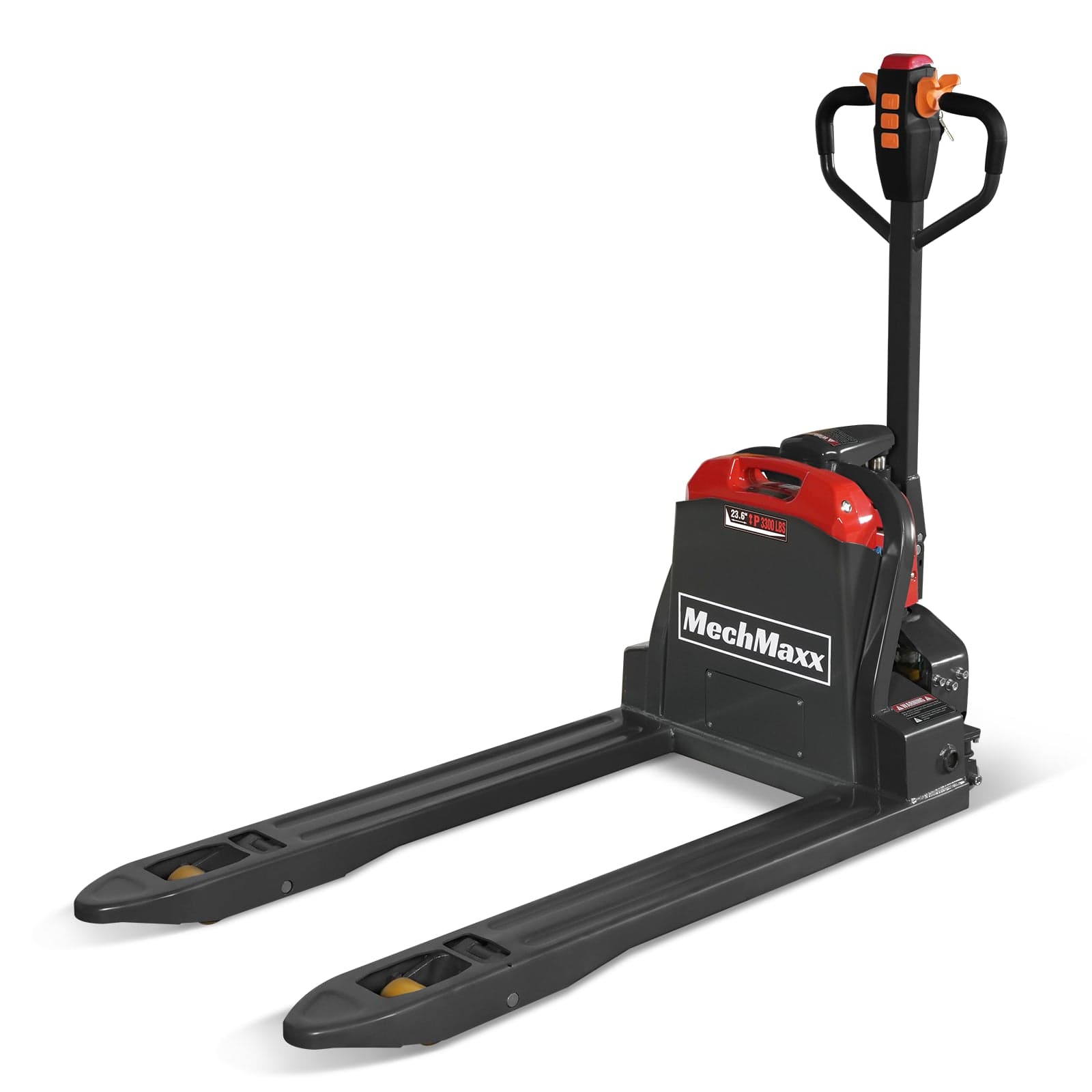 3300lbs Lithium-ion Electric Pallet Jack, 45"x27" Fork, 24V 40Ah Removable Battery, Walkie Type Truck, LPT33