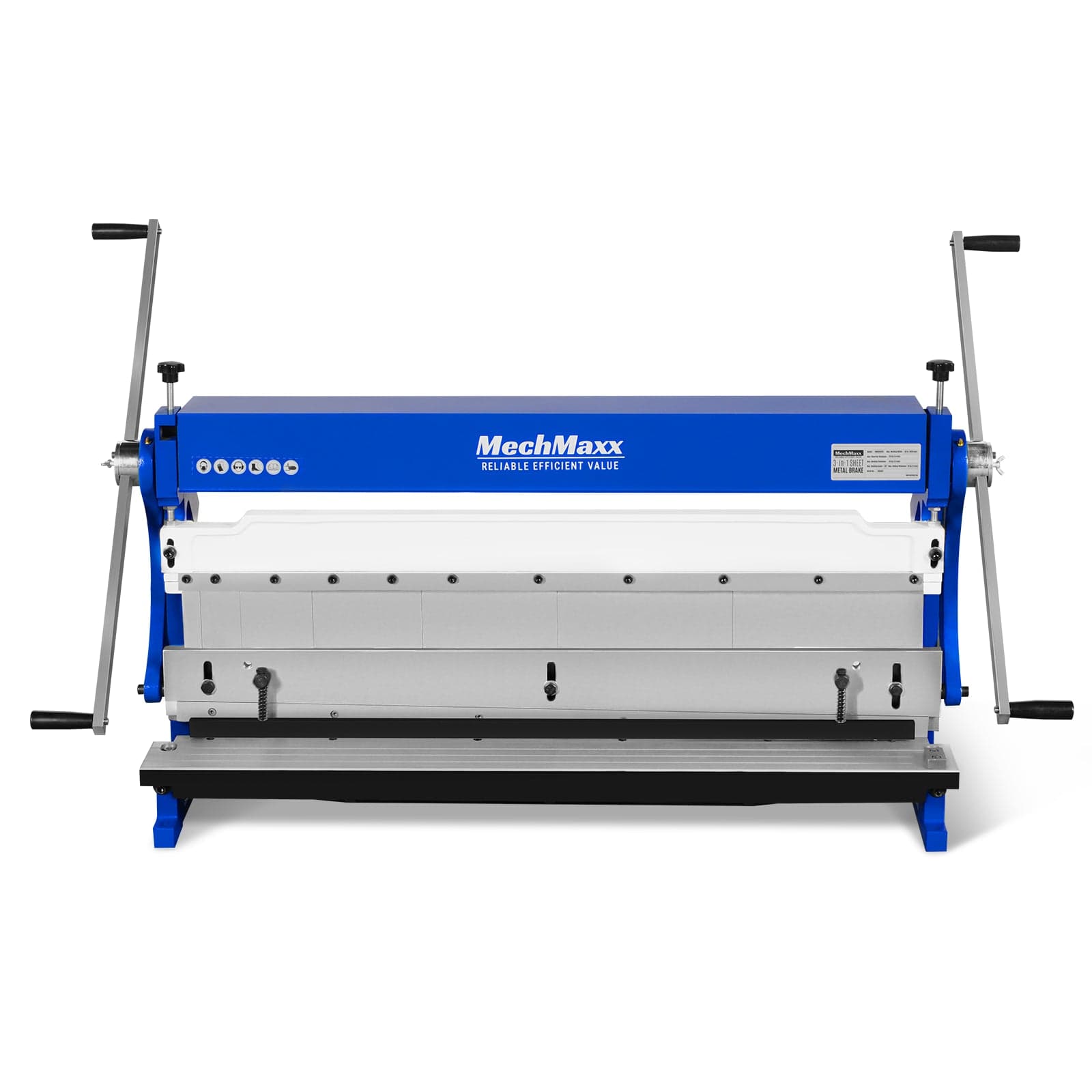 40-inch 3-in-1 Pan and Box Brake – Slip Roll, Shear, Bending Machine for Sheet Metal, 20 Gauge Mild Steel, Adjustable Fingers, Heavy Duty,...