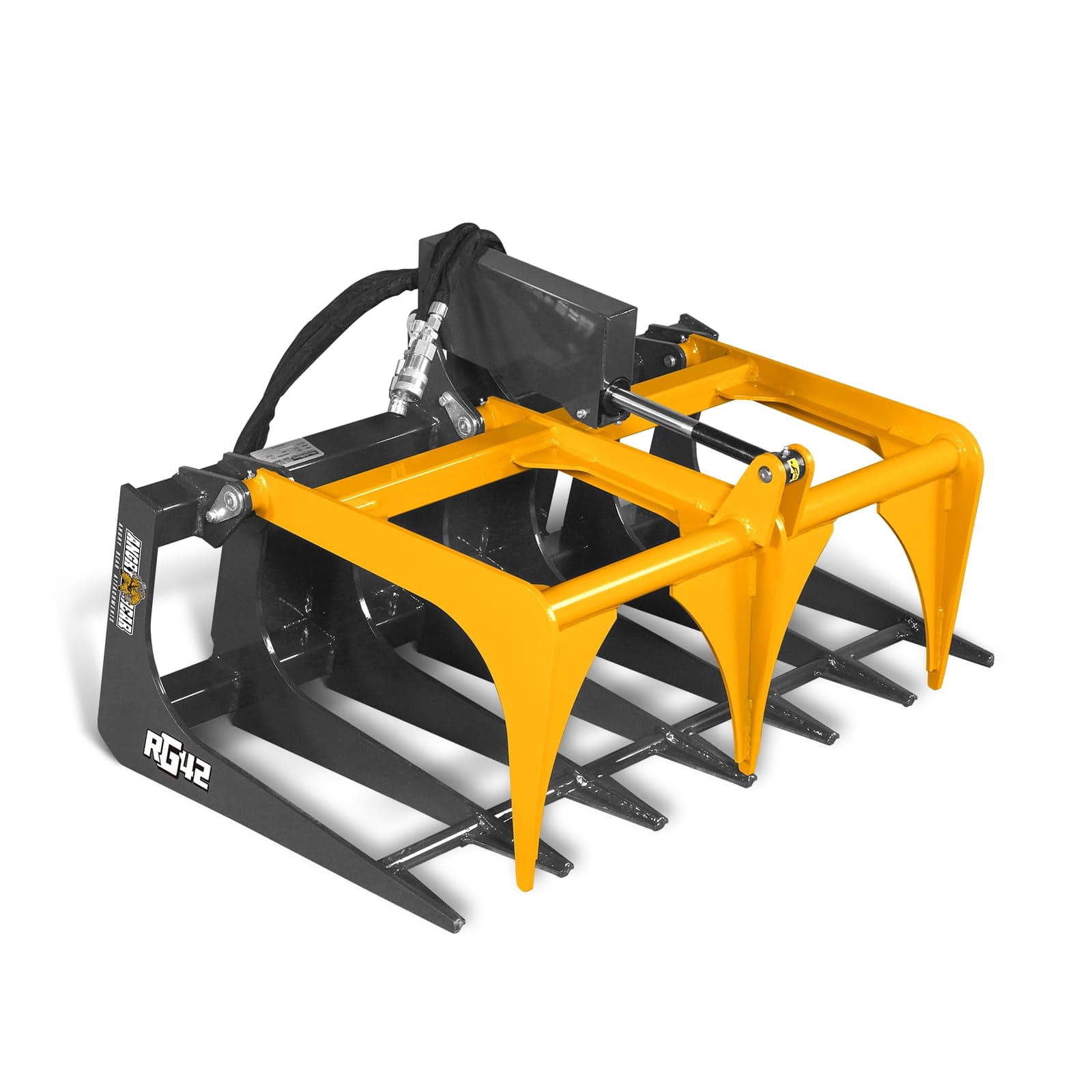 42” Mini Skid Steer Skeleton Grapple Attachment, 24” Arm Opening, 2000 lb Weight Capacity
