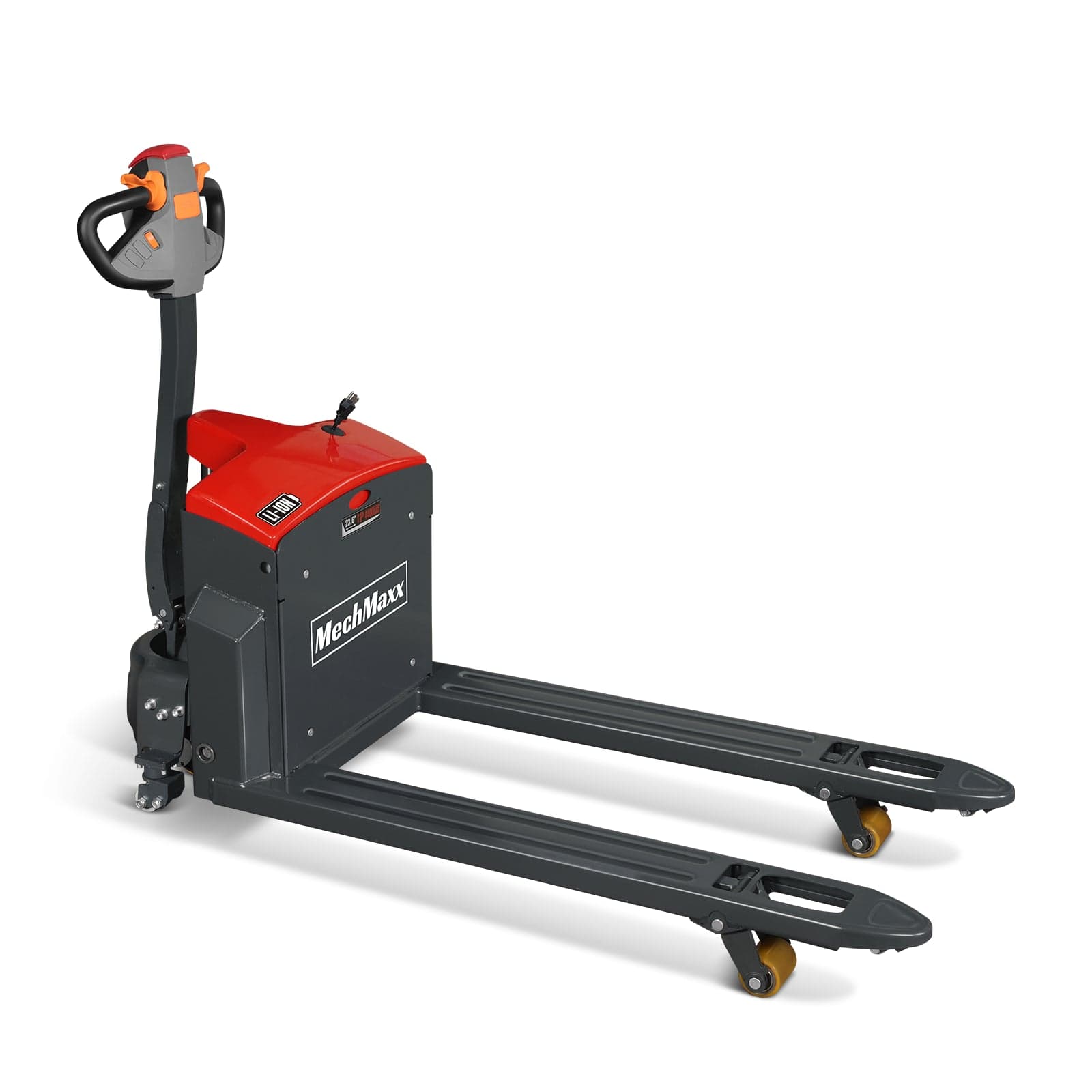 4400lbs Lithium-ion Electric Pallet Jack, 45"x27" Fork, 48V 50Ah Battery, Walkie Type Truck, EPT44