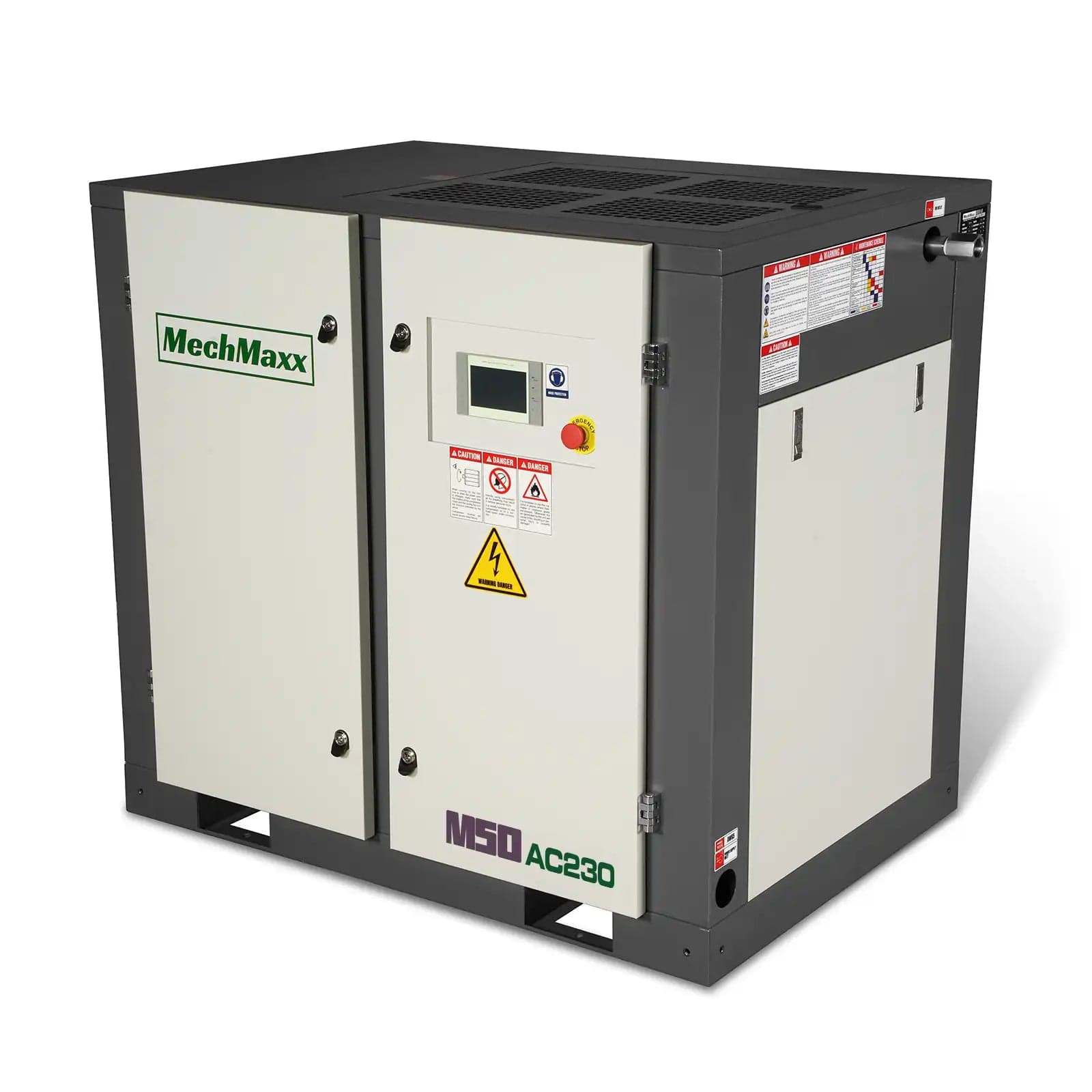 50HP Rotary Screw Air Compressor – 220 CFM, 116 PSI, 230V 3-Phase | Industrial-Grade