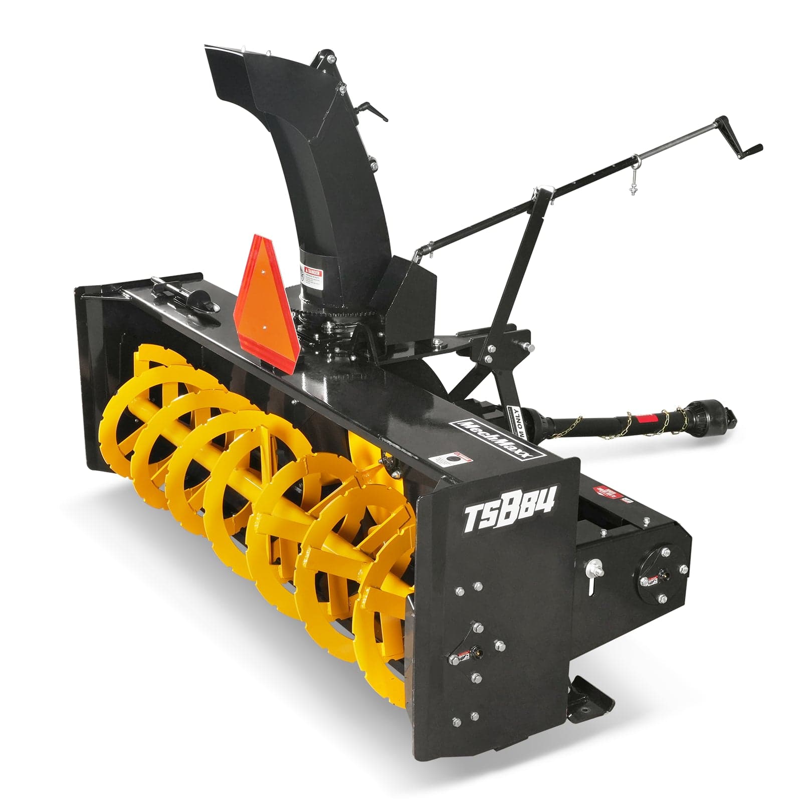 84" 3 Point PTO Snow Blower 24" Impeller Diameter 360° Snow Chute (PTO Shaft Included with Slip Clutch), 35-95 HP, TSB84