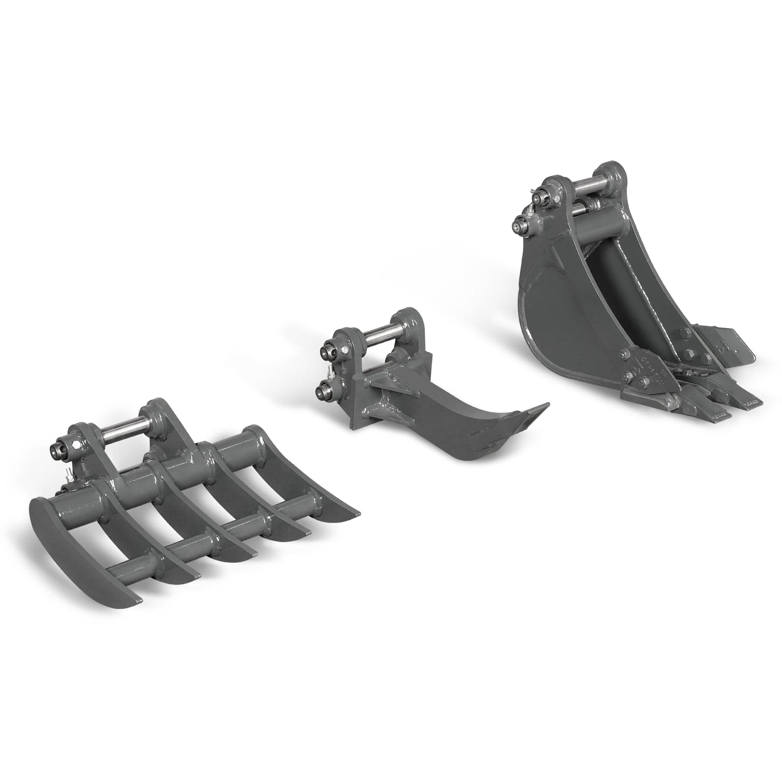 Attachment Set for Mini Compact Excavator MEC17, MEC17PRO (SKU: 150533; 150534)