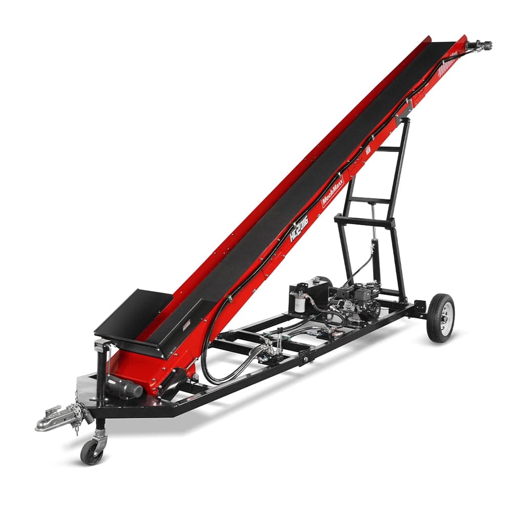 Firewood Conveyor, 7HP 212cc Gasoline Powered Max. 124" Lift Height, 236'' Length, 16" Width, HC2016