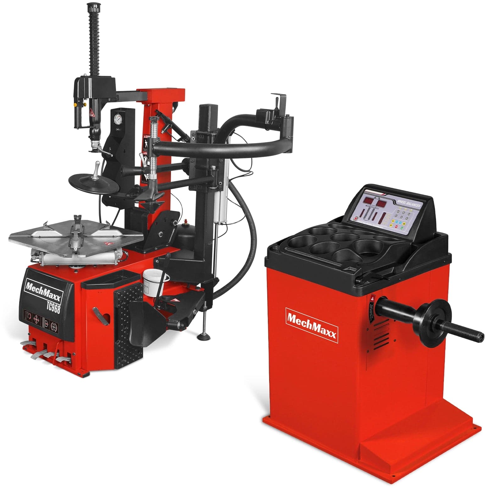 High Performance Tilt Back Tire Changer Wheel Balancer Combo, TC9682, WB855