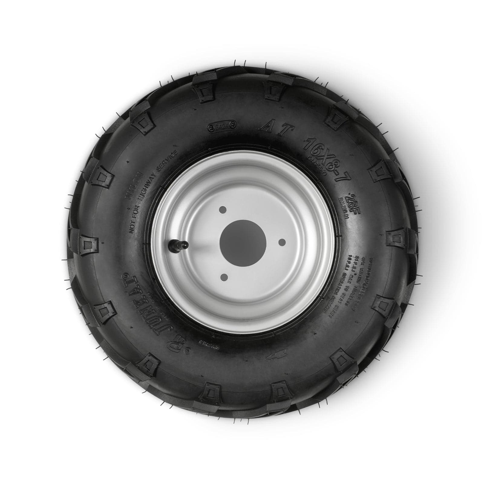 Left Rear Tire for Wood Chipper GS1500 ( SKU: 110200, 110200Y, 110200K )