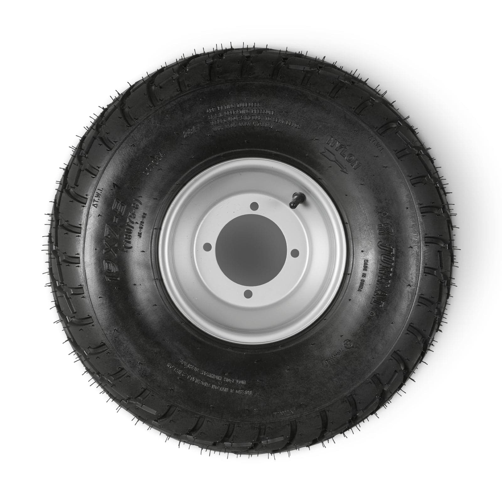 Left Rear Tire for Wood Chipper P4205, P4206, B150 ( SKU: 110601; 110602; 110800; 110801; 110802; 110803; 110804; 110805)