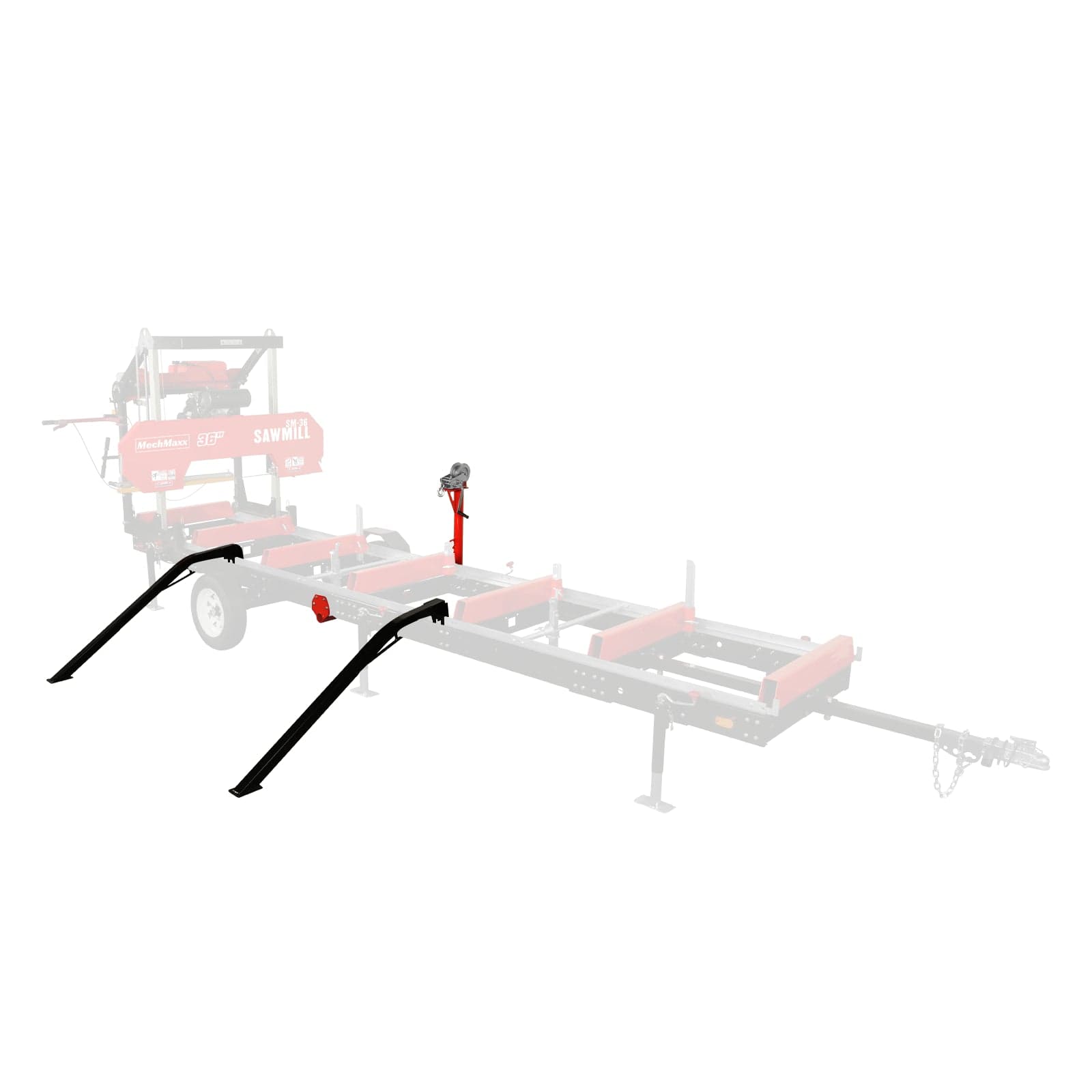Log Loading Ramp Kit for Sawmill Trailer , SM-36MAX; SM-36HMAX
