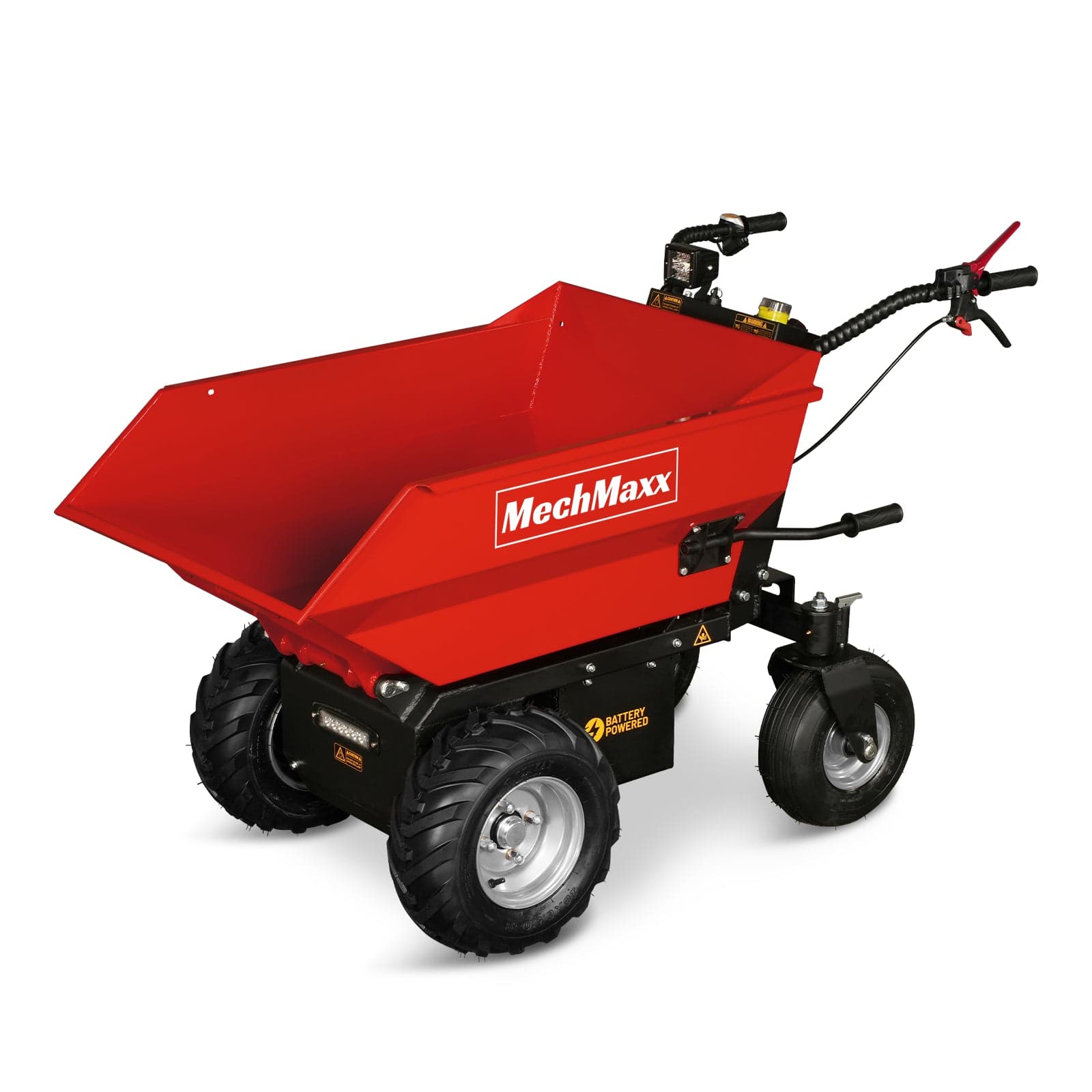 1100Lbs Loading Battery Powered Barrow Electric Mini Dumper for Sale, 1000W 48V Brushless DC Motor, E50