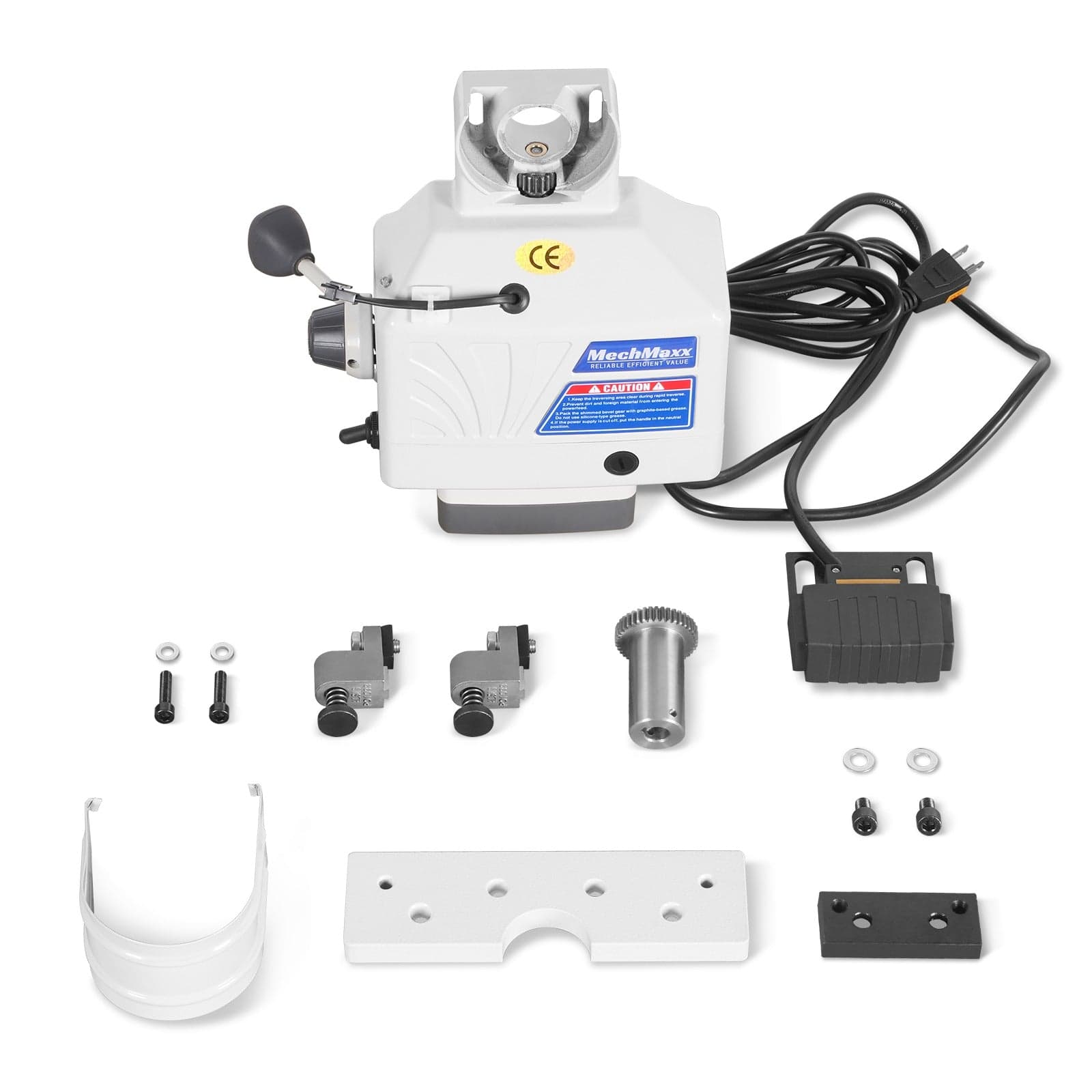 Power Feed for the X axis for SKU: 500202 | Model: VM25L, SKU: 500203 | Model: VM25LD
