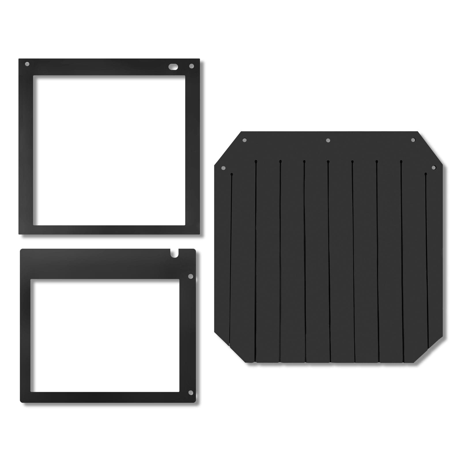 Rubber Mat and Rubber Curtain 3-Piece Set for Wood Chipper B200(SKU: 110810;110811)