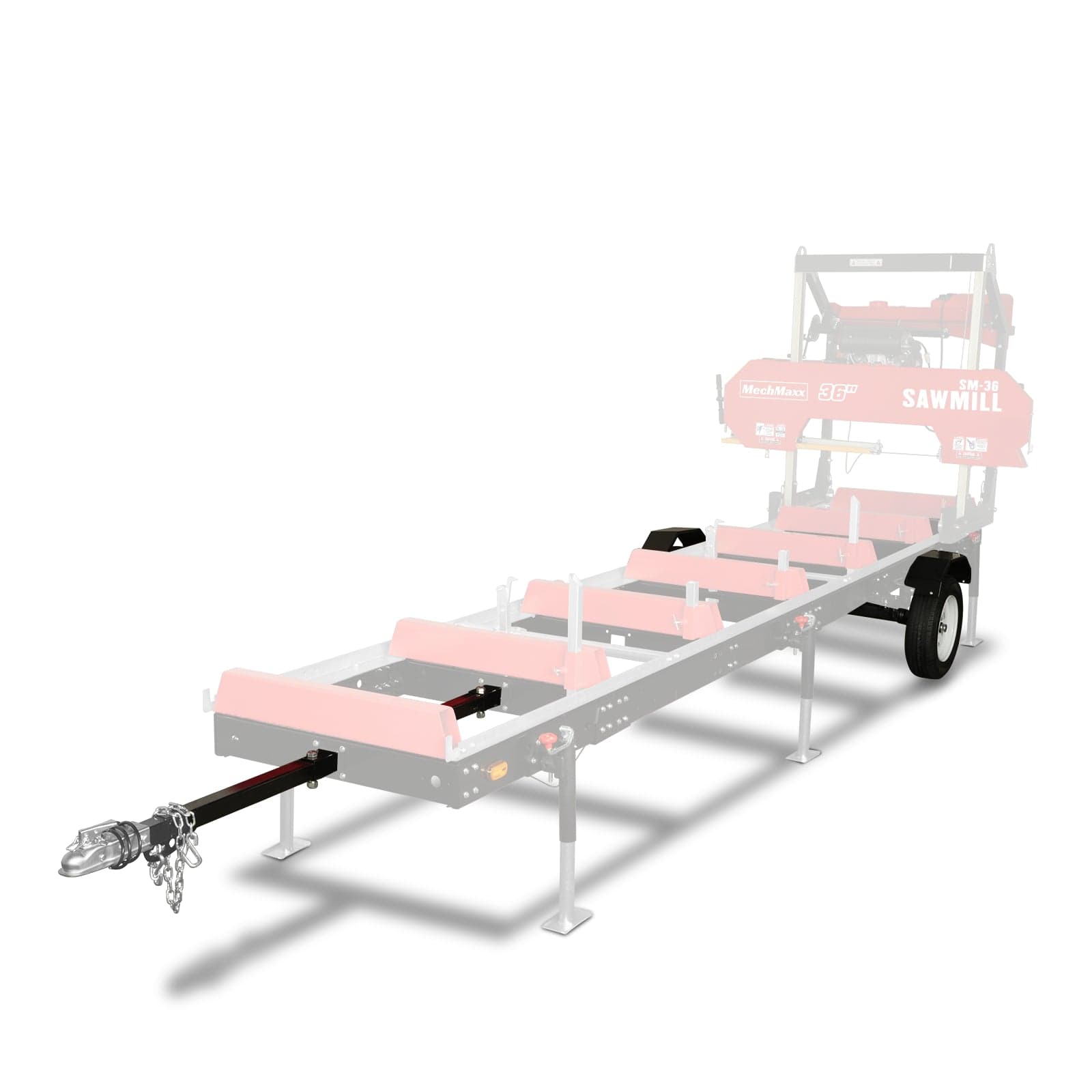 SM-36MAX; SM-36HMAX Trailer Combo Kit (Trailer Hitch; Torsion Axle; Tire)